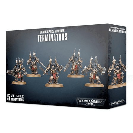 Games Workshop Warhammer 40,000 Chaos Space Marines Terminators