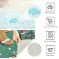 thumbnail image 3 of Yayeee Bath Rug for Bathroom Floor Non Slip Rectangle Fluffy Soft Absorbent Mat, 16"x24", Christmas Gingerbread, 3 of 7