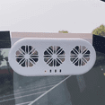 thumbnail image 4 of Car Window Exhaust Fan Air Circulation Cooler Radiator Fan Solar Powered Car Fan Energy Saving White, 4 of 6