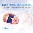 thumbnail image 4 of LIGHTIMETUNNEL Auriculares para Dormir, Máscara para Dormir Bluetooth 3D, Auriculares para Dormir Lavables con Altavoces Estéreo Ultra Finos Micrófono Manos Libres para Insomnio Viajes Color Azul, 4 of 5