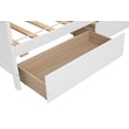 thumbnail image 5 of Daybed with Storage Drawers, Indoor Outdoor Twin Size Sofa Day Bed Frame for Bedroom Living Room, White 78.3x42.3x39.7inch, 5 of 8