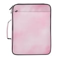 thumbnail image 2 of Haosy Accordion File Organizer Zipper Binder 500 Sheet 6-Tab Expanding File Folder Multi-Pocket 1.2 Inch 3 Ring Dreamy Pastel Pink, 2 of 7