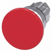 Siemens Push Button Operator,Red,Metal Bezel 3SU1050-1BD20-0AA0