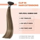 thumbnail image 3 of Extensiones de cabello UGOTRAYS Balayage, cabello humano real, 20 pulgadas, 70 g, 3 of 6