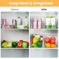 thumbnail image 2 of 4 Pack Clear Plastic Storage Bins with Handles, Sindcom Pantry Organizer Bins, for Refrigerator, Freezer, Cabinet, Kitchen, Countertops, X-Large, 2 of 8
