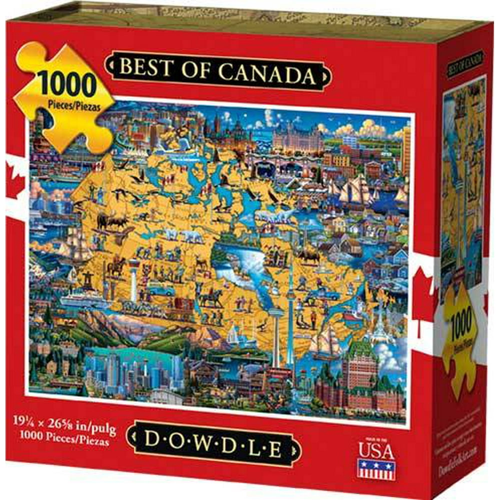 Dowdle Jigsaw Puzzle Best of Canada 1000 Piece