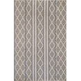 thumbnail image 2 of nuLOOM Charter Banded Trellis Indoor/Outdoor Area Rug, 5' x 8', Light Gray, 2 of 2