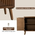 thumbnail image 3 of COSIEST Storage Cabinet with Doors and Adjustable Shelves,Modern MDF Sideboard for Entryway, Kitchen, Living Room, 3 of 7