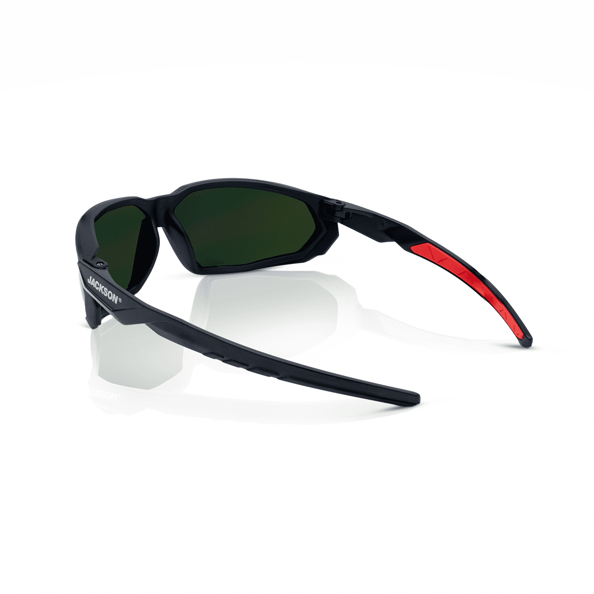 Jackson Safety Safety Glasses - HyperGuard F-Series - Shade 5.0 IR Lens - Black Full Frame - STA-CLEAR Anti-Fog