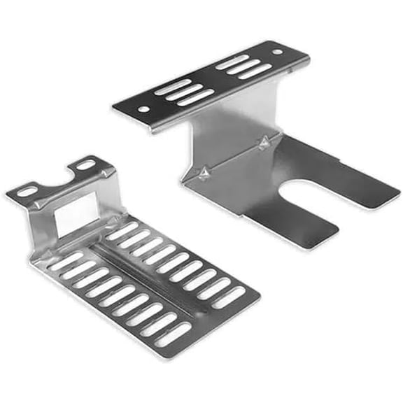 Universal Stainless Steel Barbecue Grill Outdoor Rotisserie Motor Bracket Set, BBQ Accessories for Camping