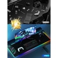 thumbnail image 6 of Miroddi RGB Gaming Mouse Pad with Magnetic Wireless Charging, 15W Fast Charging LED Desk Pad 31.5 x 11.81, Large Computer Keyboard Mat for Home, Office, 6 of 7