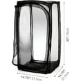 thumbnail image 3 of 30-Inch Butterfly Habitat Cage, Large Pop-Up Mesh Terrarium with Zipper Opening, Portable & Collapsible Insect Enclosure for Caterpillars & Monarch Butterflies, 3 of 6
