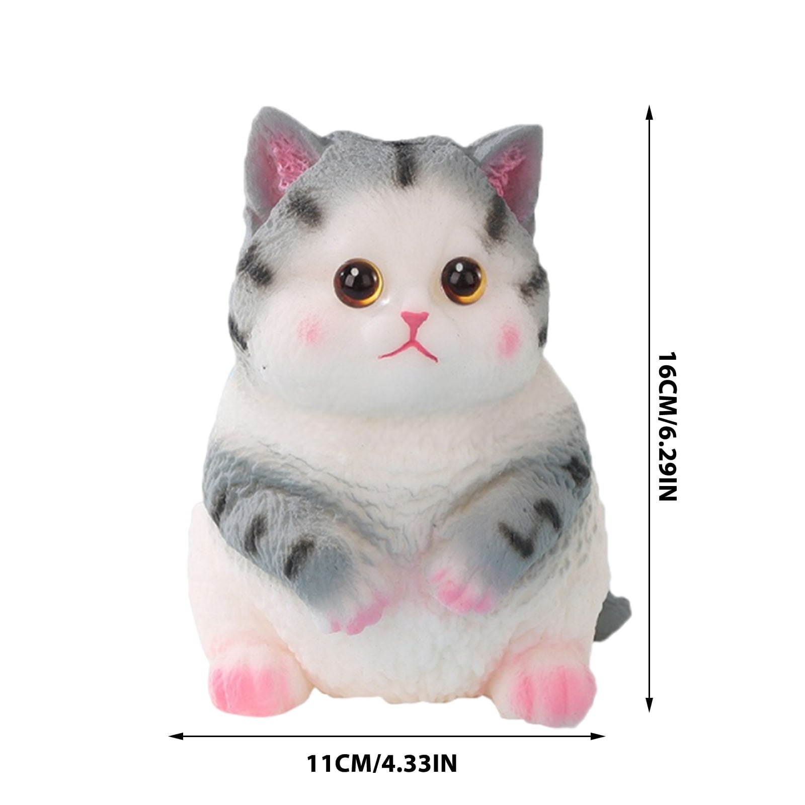Hand-Painted Pet Stress Relief Toy, Simulation Animal Squeeze Toy, Soft Slow-Rising Anxiety Relief, Cute Desk Decor, Fun Fidget Gift For Kids Adults
