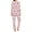 Pink, variant on LIZUOJUN Cute Pajama Sets for Women Long Sleeve Pants Sleepwear 2 Piece Lounge Set Soft Cozy Warm Pjs Loungewear Casual Pajama Warm Cozy Sleepwear - L