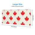 thumbnail image 2 of Rocae Happy Canada Day for Gaming Mouse Pad, Mouse Pad Large, Office Computer Keyboard Mousepad, Keyboard and Mouse Pad with Stitched Edges,31.5 x 11.8 in, 2 of 5