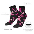 thumbnail image 6 of Naloa Breast Cancer Ankle Socks for Women Non Slip Socks No Show Socks Classic Low Cut Casual Socks Casual Socks, 6 of 7