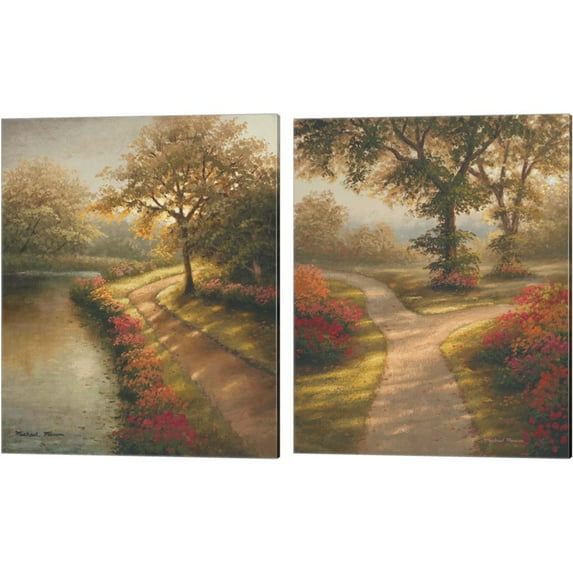 Great Art Now Morning Light by Michael Marcon 2 Piece Canvas Art Set Each 12W x 15H