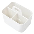 thumbnail image 1 of Organizador de maquillaje mayimx cesta dividida apilable con asa, 1 of 9