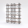 thumbnail image 2 of Antique Walnut Color 6 Tiers Large Size Display Bookshelves, 2 of 3