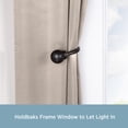 thumbnail image 5 of Chelsea 28-48 in. Decorative Curtain Rod & Holdback Set, 5/8 in. Diameter, 5 of 6