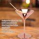 thumbnail image 4 of Martini Gafas, 2pcs de Acero Inoxidable Martini Gafas de Martini Polaco Fino Elegante Moderno Vino Copas de Cóctel, 4 of 4