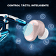 thumbnail image 2 of Audífonos in-ear gamer inalámbricos rosa con luz LED, 2 of 5
