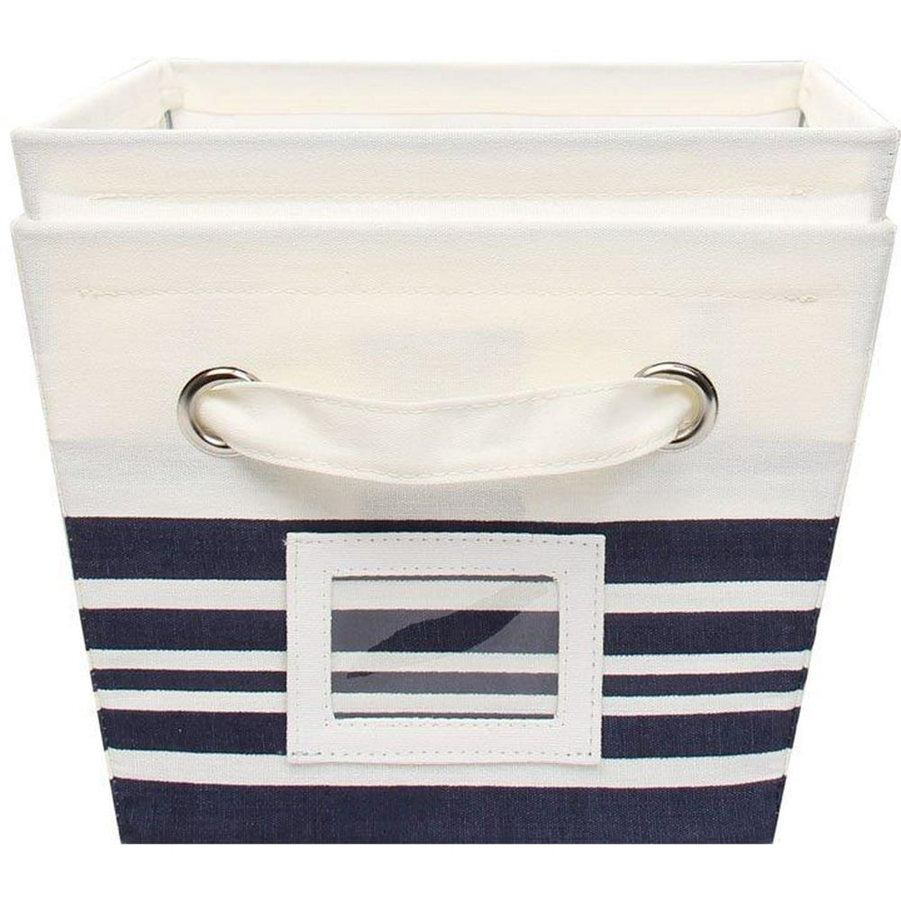 Mainstays Medium Canvas Storage Bin with Fabric Handle