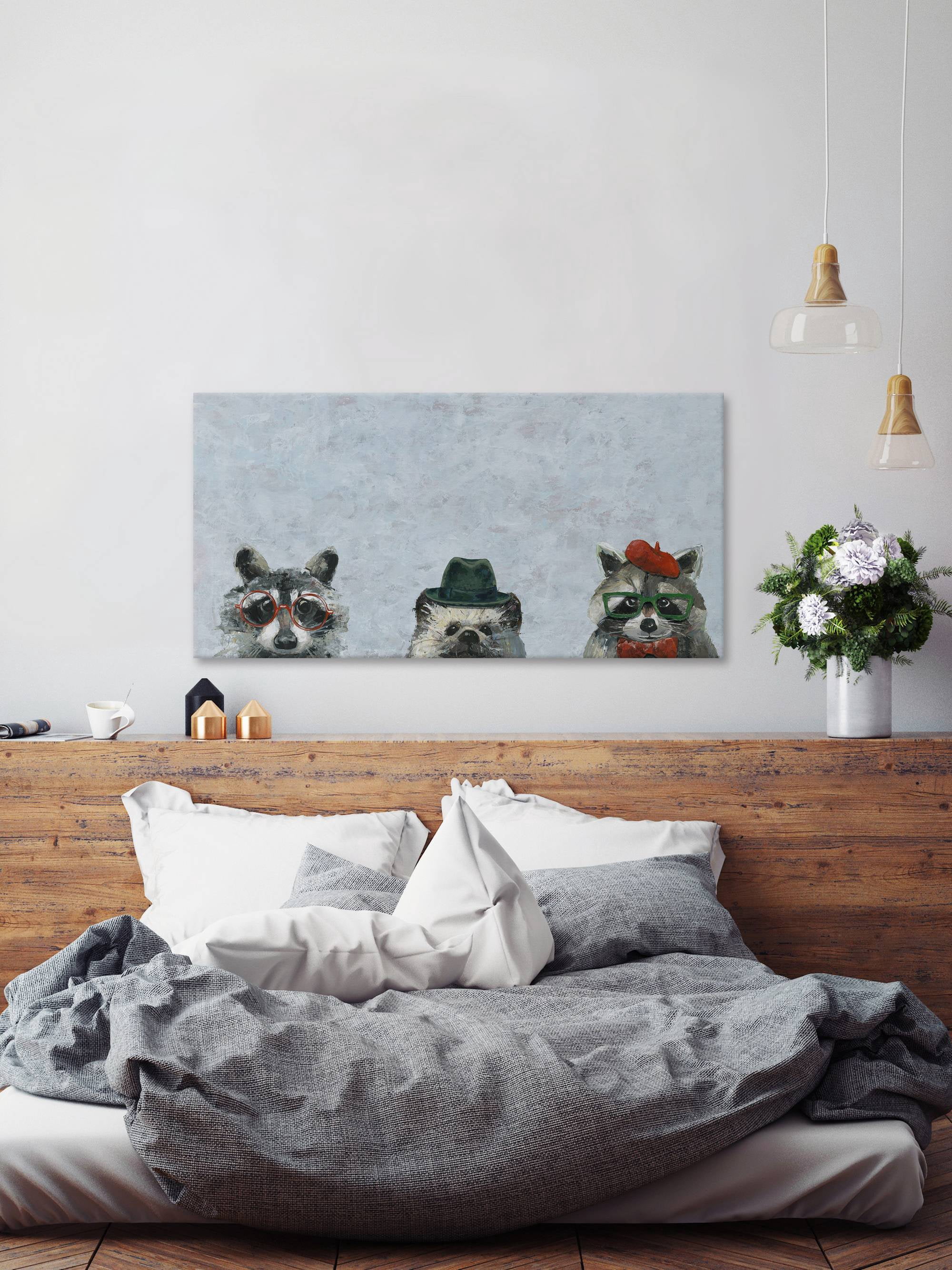 The Artists Painting Print on Wrapped Canvas