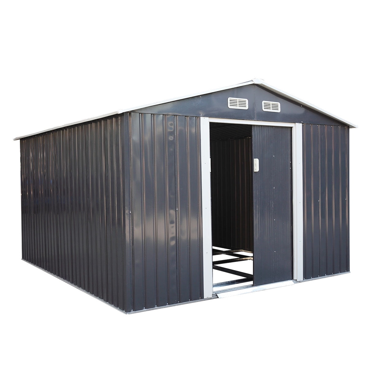 lowestbest 9'x10'ft outdoor storage shed, garden storage