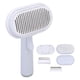 thumbnail image 1 of 5 in 1 Blue Pet Brush Set - Automatic Detangling One-Click Hair Removal Dog Grooming Massage Brush for Dogs and Cats, 1 of 5
