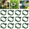 thumbnail image 1 of 100pcs Plant Support Clips Reusable Clips Fixing Plastic Plant Clips Green Plastic Trellis Clips Plant Support Clips Tomato Vine Vegetable Plant Fixing Clips, 1 of 5