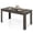 Gray, variant on Costway 63" Dining Table Rectangular Modern Kitchen Table For 6 People Home Furniture Oak