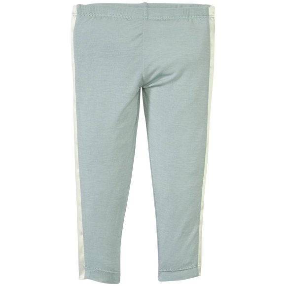 Kickee Pants Leggings Para Bebé Niña Con Cinta A Rayas, Color Jade, 3-6 Meses