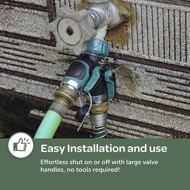Keyahappy Garden Hose Splitter 2-Way, All Metal photo 2