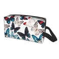 thumbnail image 2 of Goofa Butterfly Printed Toiletry Bag with Handle,Large Capacity Travel Makeup Cosmetic Bag for Women, Carry on Airport Airline Compliant Bag, 2 of 9