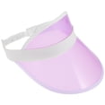 thumbnail image 3 of YUYUETIME Wide Brim Purple Sun Hat with Clear Visor for Summer Outdoor, 3 of 6