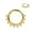 Gold, variant on 16g Septum Jewelry 16 gauge Septum Rings for Women Gold Plated Surgical Steel Septum Hoop 8mm Spike Daith Piercing Jewelry
