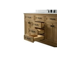 thumbnail image 6 of Design Element Milano 60" Single Sink Oak Bath Vanity with White Quartz Top, 6 of 16