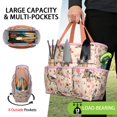 thumbnail image 2 of Garden Tool Bag,Shepherd Dog and Flower Floral Garden Tool Organizer,Garden Gifts,Waterproof Multi-Pocket Garden Tool Storage 11.8x5.5x11.4 Inch(Tools NOT Included), 2 of 6