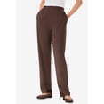 thumbnail image 2 of Woman Within Plus Size Petite 7-Day Straight-Leg Elastic-Waist Stretchy Knit Pant, 2 of 6