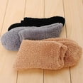 thumbnail image 5 of Limei Mens Fuzzy Socks Winter Slipper Socks Non-Slip Grip Socks Warm Fleece Socks Non Skid Socks Soft Fluffy Socks, 5 of 7