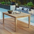 thumbnail image 1 of Modway Table à Manger en Teck pour Patio Extérieur en Naturel, 1 of 4