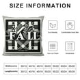 thumbnail image 6 of Fall Farmhouse Decor Harvest Truck Pillow Covers Buffalo Plaids Pumpkin Patch Fall Maple Leaves Quotes Throw Pillows  Linen Cushion Case Thanksgiving Decorations, 6 of 6
