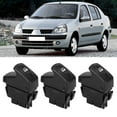 thumbnail image 1 of Window Switch Window Lifter Switch Power Window Switch Electric Window Switch 3Pcs Car Electric Power Lifter Window Switch 7700838100 Replacement Fit For, 1 of 8