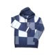thumbnail image 1 of MHFRRA Suéter de Punto para Hombre, Informal, Holgado, con Capucha, para Otoño E Invierno Azul, 1 of 2