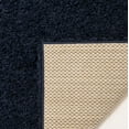 thumbnail image 5 of SAFAVIEH Lavena Solid Plush Shag Area Rug, Navy, 6'7" x 6'7" Round, 5 of 8