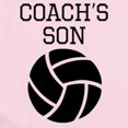 thumbnail image 2 of CafePress - Volleyball Coachs Son Body Suit - Baby Light Bodysuit, Size Newborn - 24 Months, 2 of 4