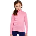 thumbnail image 2 of Leveret Solid Turtleneck 100% Cotton (14 Years, Light Pink), 2 of 2