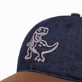 thumbnail image 6 of CAUYDY Baseball Cap For 4T 5T Kids Boy Toddler Boy Retro Denim Dinosaur Distressed Baseball Cap Cartoon Baby Boys Cotton Hat (Sizes One Size,L04-Navy), 6 of 7