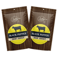 thumbnail image 2 of All Natural Black Pepper Beef Jerky - No Added Preservatives, No MSG or Nitrates - Bold & Peppery, 100% Lean Beef (2.5 Ounce, Pack of 1), 2 of 4